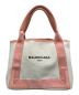BALENCIAGA（バレンシアガ）の古着「ネイビーカバスS」｜ピンク×ホワイト