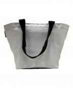 Herve Chapelierエルベシャプリエ）の古着「ナイロン舟型ショルダーL」｜ネイビー×ホワイト