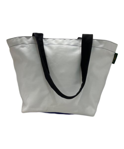 Herve Chapelier（エルベシャプリエ）Herve Chapelier (エルベシャプリエ) ナイロン舟型ショルダーL ネイビー×ホワイト サイズ:Lの古着・服飾アイテム