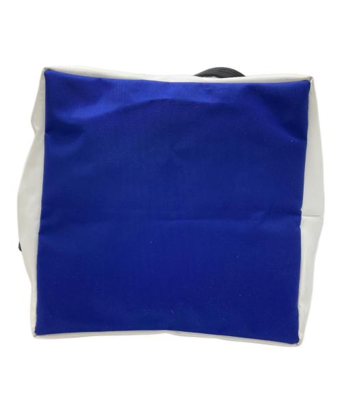 Herve Chapelier（エルベシャプリエ）Herve Chapelier (エルベシャプリエ) ナイロン舟型ショルダーL ネイビー×ホワイト サイズ:Lの古着・服飾アイテム