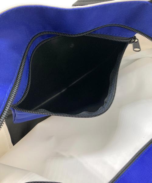 Herve Chapelier（エルベシャプリエ）Herve Chapelier (エルベシャプリエ) ナイロン舟型ショルダーL ネイビー×ホワイト サイズ:Lの古着・服飾アイテム