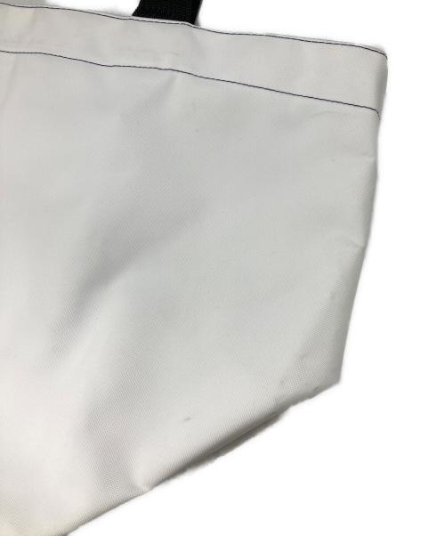 Herve Chapelier（エルベシャプリエ）Herve Chapelier (エルベシャプリエ) ナイロン舟型ショルダーL ネイビー×ホワイト サイズ:Lの古着・服飾アイテム