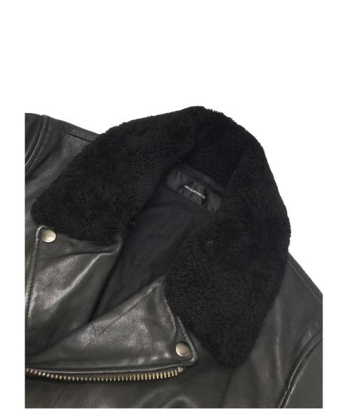 AMERICAN RAG CIE（アメリカンラグシー）AMERICAN RAG CIE (アメリカンラグシー) 2WAYダブルライダースジャケット ブラック サイズ:2の古着・服飾アイテム