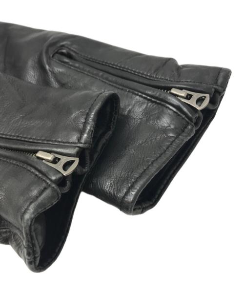 AMERICAN RAG CIE（アメリカンラグシー）AMERICAN RAG CIE (アメリカンラグシー) 2WAYダブルライダースジャケット ブラック サイズ:2の古着・服飾アイテム