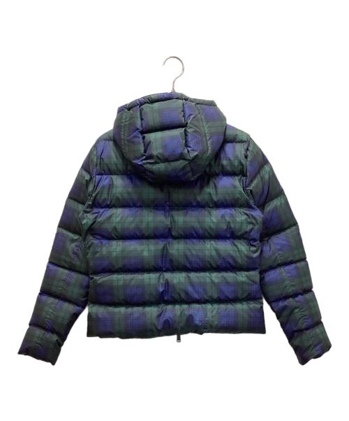 POLO RALPH LAUREN（ポロ・ラルフローレン）POLO RALPH LAUREN (ポロ・ラルフローレン) ブラックウォッチチェックダウンジャケット ネイビー×グリーン サイズ:XSの古着・服飾アイテム