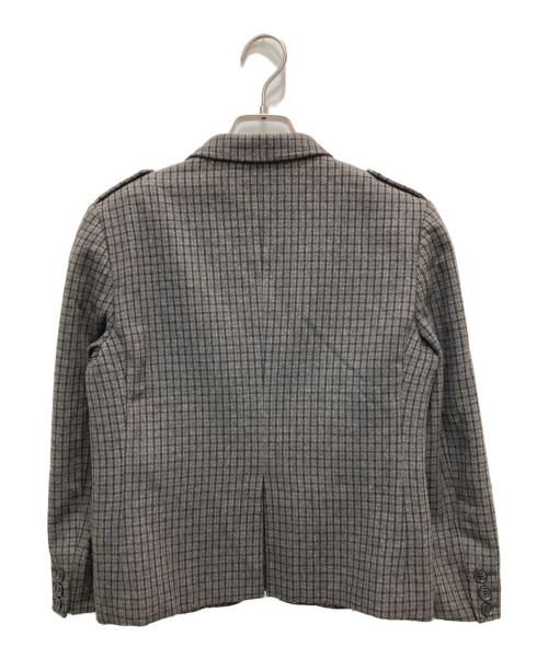 MIU MIU（ミュウミュウ）MIU MIU (ミュウミュウ) ツイードジャケット ブラウン サイズ:40の古着・服飾アイテム
