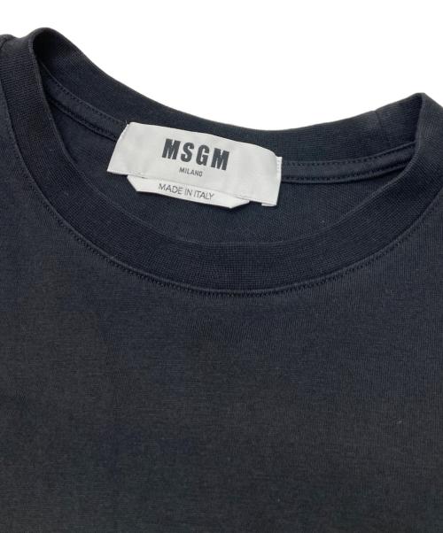 MSGM（エムエスジーエム）MSGM (エムエスジーエム) プリントTシャツ ブラック サイズ:XSの古着・服飾アイテム
