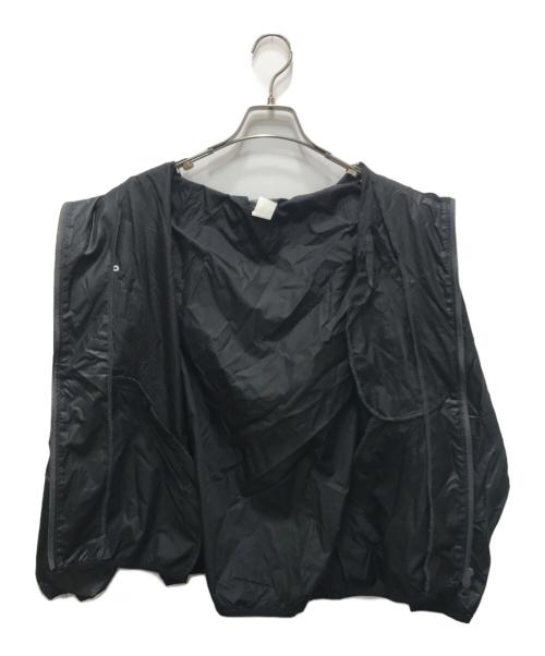 POST O'ALLS（ポストオーバーオールズ）POST O'ALLS (ポストオーバーオールズ) E-Z Hoodie/ナイロンジャケット ブラック サイズ:Mの古着・服飾アイテム