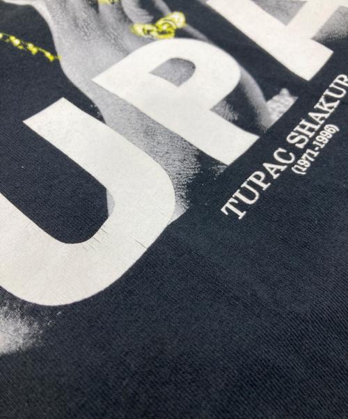 Amaru Entertainment（アマル・エンターテインメント）Amaru Entertainment (アマル・エンターテインメント) 2PAC プリントTシャツ ブラック サイズ:XXLの古着・服飾アイテム