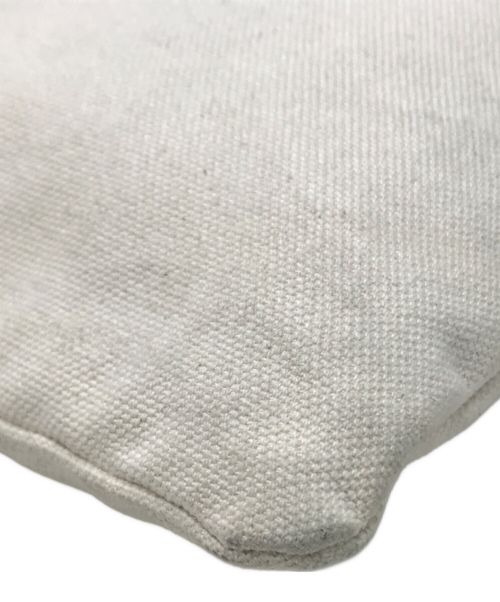 JIL SANDER+（ジルサンダープラス）JIL SANDER+ (ジルサンダープラス) 巾着ショルダーバッグ アイボリー×ブラックの古着・服飾アイテム