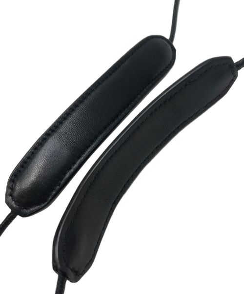 JIL SANDER+（ジルサンダープラス）JIL SANDER+ (ジルサンダープラス) 巾着ショルダーバッグ アイボリー×ブラックの古着・服飾アイテム