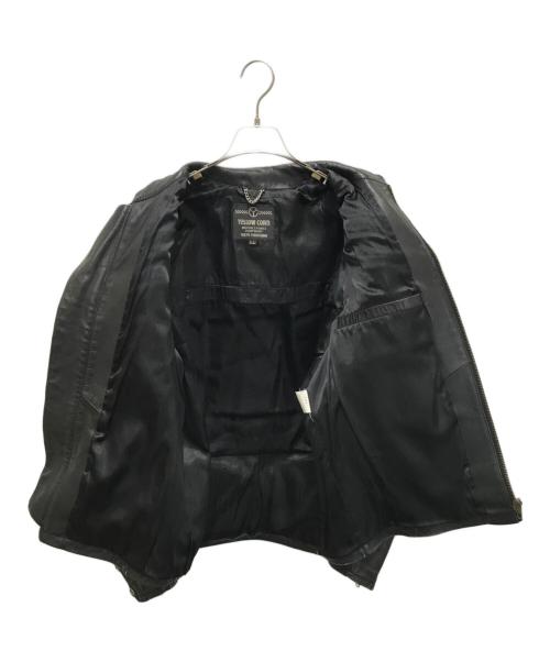 YELLOW CORN（イエローコーン）YeLLOW CORN (イエローコーン) レザージャケット ブラック サイズ:LLの古着・服飾アイテム