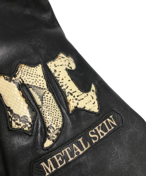 YELLOW CORN（イエローコーン）YeLLOW CORN (イエローコーン) レザージャケット ブラック サイズ:LLの古着・服飾アイテム