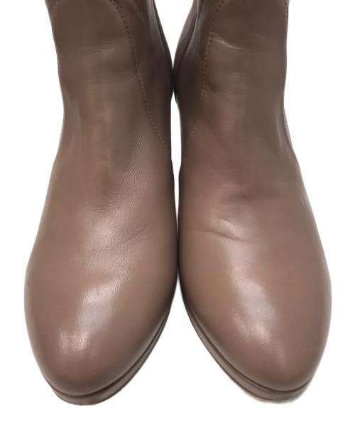 STUART WEITZMAN（スチュアートワイツマン）STUART WEITZMAN (スチュアートワイツマン) サイドジップレザーブーツ ブラウン サイズ:6の古着・服飾アイテム