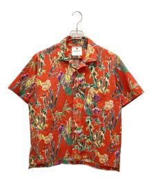 Snow peak（スノーピーク）の古着「Printed Quick Dry Shirt」｜レッド