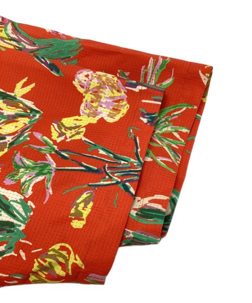 Snow peak（スノーピーク）Snow peak (スノーピーク) Printed Quick Dry Shirt レッド サイズ:Sの古着・服飾アイテム