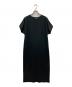 ATON（エイトン）の古着「SUVIN 60/2 キャップスリーブドレス」｜ブラック