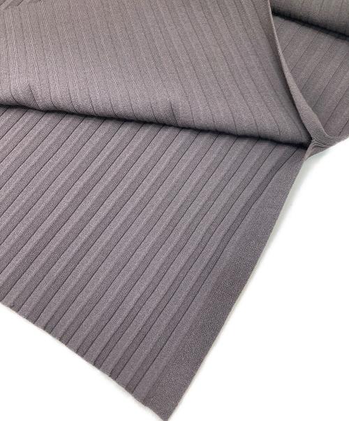 theory（セオリー）theory (セオリー) Crepe Knit Pleated Pullover ニット グレー サイズ:Sの古着・服飾アイテム