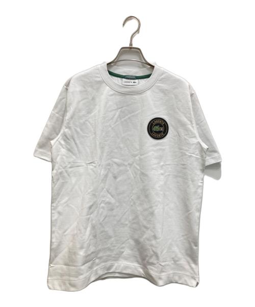 LACOSTE（ラコステ）LACOSTE (ラコステ) BEAMS (ビームス) 別注 Short Sleeve T-Shirt ホワイト サイズ:XSの古着・服飾アイテム