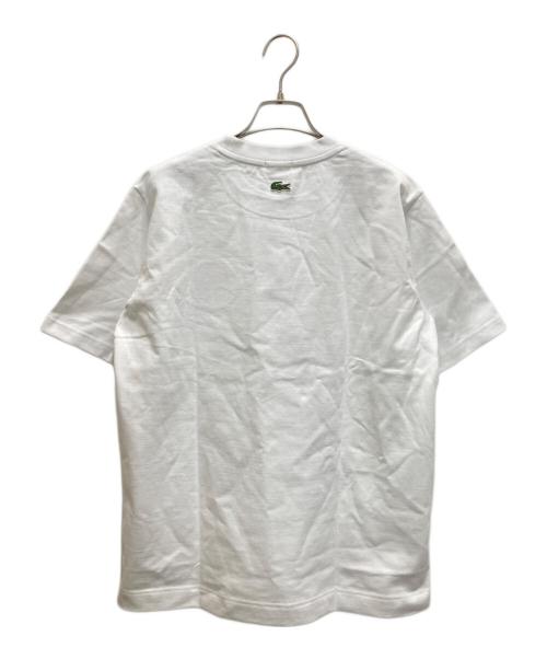 LACOSTE（ラコステ）LACOSTE (ラコステ) BEAMS (ビームス) 別注 Short Sleeve T-Shirt ホワイト サイズ:XSの古着・服飾アイテム