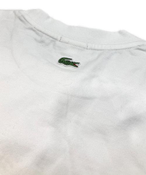 LACOSTE（ラコステ）LACOSTE (ラコステ) BEAMS (ビームス) 別注 Short Sleeve T-Shirt ホワイト サイズ:XSの古着・服飾アイテム