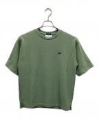 LACOSTE×BEAUTY&YOUTHラコステ×ビューティーアンドユース）の古着「ワンポイントロゴカットソー」｜グリーン