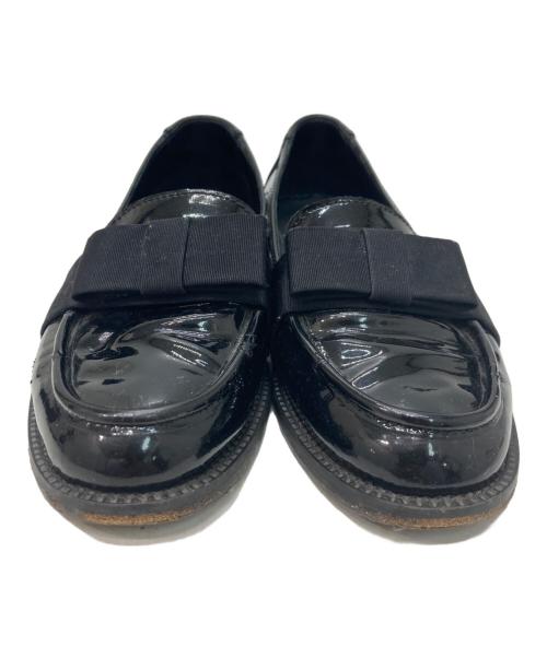 bellini（ベリーニ）bellini (ベリーニ) パテントリボンローファー ブラック サイズ:36の古着・服飾アイテム