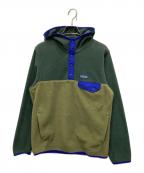 Patagoniaパタゴニア）の古着「Synchilla Snap-T Hoody」｜カーキ