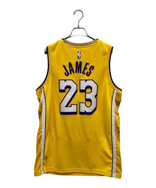 NIKE（ナイキ）NIKE (ナイキ) ゲームシャツ イエロー×パープル サイズ:Lの古着・服飾アイテム