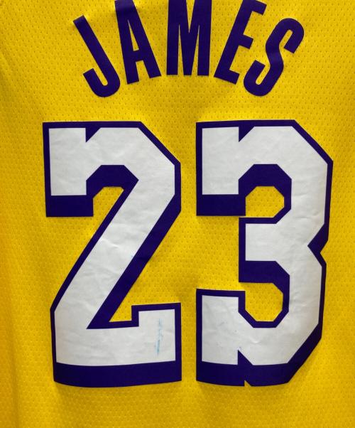 NIKE（ナイキ）NIKE (ナイキ) ゲームシャツ イエロー×パープル サイズ:Lの古着・服飾アイテム