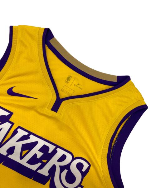 NIKE（ナイキ）NIKE (ナイキ) ゲームシャツ イエロー×パープル サイズ:Lの古着・服飾アイテム