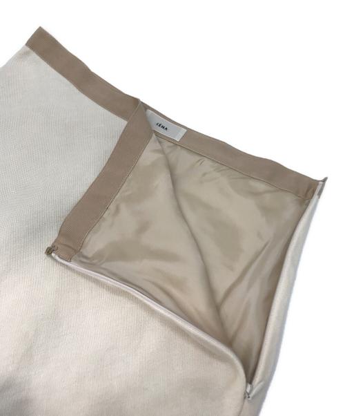 IENA（イエナ）IENA (イエナ) 麻レーヨンオックスバイヤススカート アイボリー サイズ:36 未使用品の古着・服飾アイテム