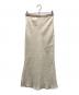IENA (イエナ) 麻レーヨンオックスバイヤススカート アイボリー サイズ:36 未使用品：7000円