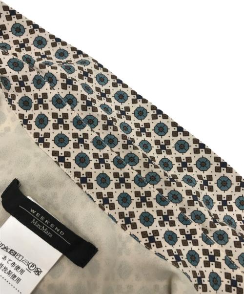 WEEKEND Max Mara（ウィークエンド マックスマーラ）WEEKEND Max Mara (ウィークエンド マックスマーラ) 総柄シャツワンピース ブラウン サイズ:36の古着・服飾アイテム