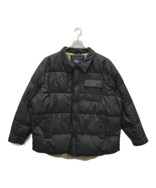 POLO RALPH LAUREN（ポロ・ラルフローレン）POLO RALPH LAUREN (ポロ・ラルフローレン) ダウンシャツジャケット ブラック サイズ:XXLの古着・服飾アイテム