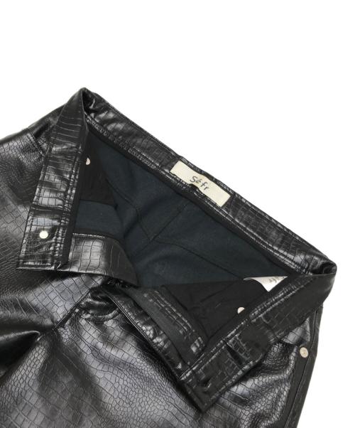 Sefr（セファ）Sefr (セファ) LONDRE TROUSER ブラック サイズ:W30の古着・服飾アイテム