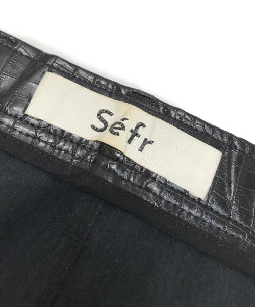 Sefr（セファ）Sefr (セファ) LONDRE TROUSER ブラック サイズ:W30の古着・服飾アイテム