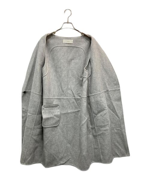CYCLAS（シクラス）CYCLAS (シクラス) ミンクファー付ロングベスト グレー サイズ:36の古着・服飾アイテム