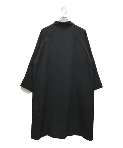 CABAN（キャバン）CABAN (キャバン) ウールギャバジン スタンドカラーコート ブラック サイズ:Mの古着・服飾アイテム