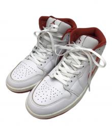 NIKE（ナイキ）の古着「Air Jordan 1 Mid SE "Dune Red"」｜ホワイト×レッド