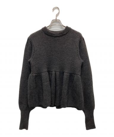 つ*ぎ様 ガリャルダガランテ　ミドルゲージペプラムニット GALLARDAGALANTE✨ミドルゲージ ペプラムニット - メルカリ