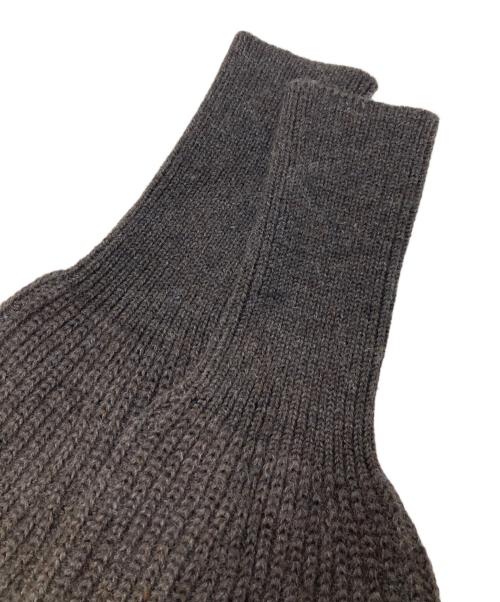 GALLARDA GALANTE（ガリャルダガランテ）GALLARDA GALANTE (ガリャルダガランテ) ミドルゲージペプラムニット ダークブラウン サイズ:Fの古着・服飾アイテム