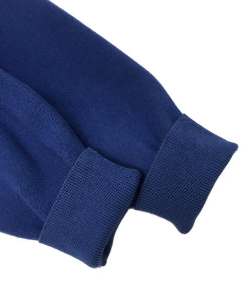 CABAN（キャバン）CABAN (キャバン) コットンカシミヤ クルーネックプルオーバー ブルー サイズ:Mの古着・服飾アイテム