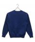 CABAN (キャバン) コットンカシミヤ クルーネックプルオーバー ブルー サイズ:M：9000円