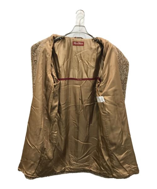 Max Mara Studio（マックスマーラ ストゥディオ）Max Mara Studio (マックスマーラ ストゥディオ) アルパカ混シャギーコート ブラウン サイズ:42の古着・服飾アイテム