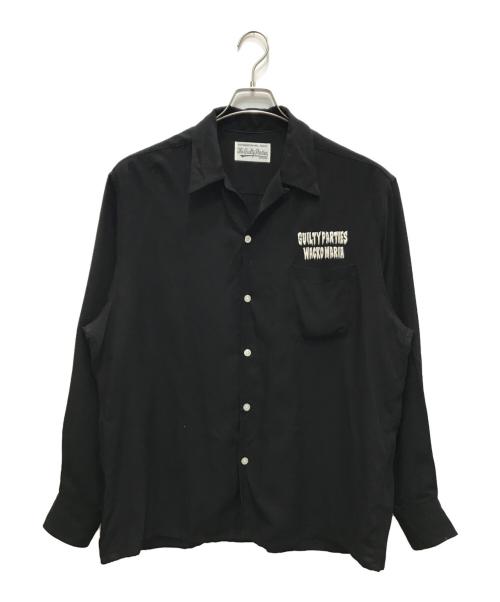 WACKO MARIA（ワコマリア）WACKO MARIA (ワコマリア) 50'S SHIRT L/S ( TYPE-2 ) ブラック サイズ:Lの古着・服飾アイテム