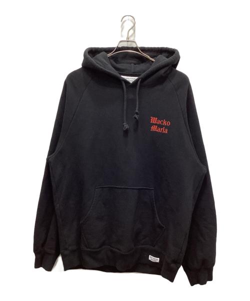 WACKO MARIA（ワコマリア）WACKO MARIA (ワコマリア) WASHED HEAVY WEIGHT PULLOVER HOODED SWEAT SHIRT (TYPE-1) ブラック サイズ:XLの古着・服飾アイテム
