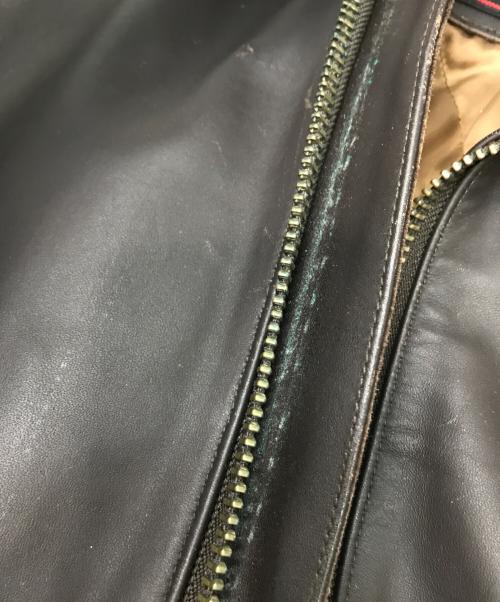 VAN（ヴァン）VAN (ヴァン) G-1レザージャケット ブラウン サイズ:Lの古着・服飾アイテム