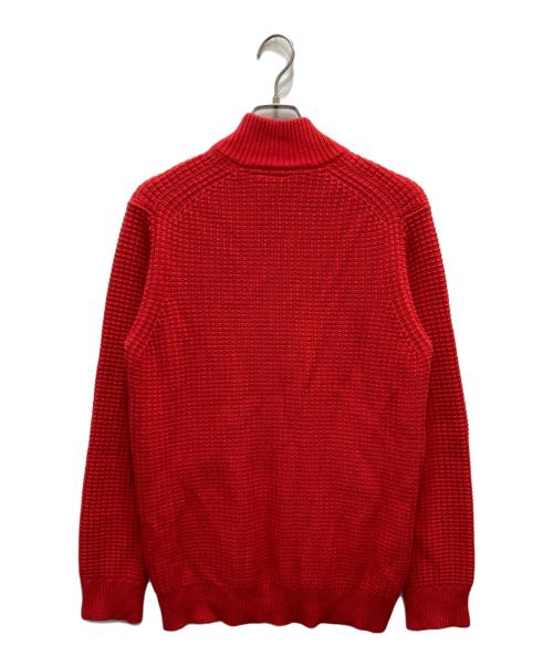 Calvin Klein（カルバンクライン）Calvin Klein (カルバンクライン) ドライバーズニット レッド サイズ:Lの古着・服飾アイテム