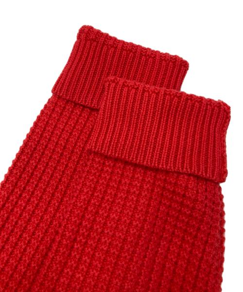 Calvin Klein（カルバンクライン）Calvin Klein (カルバンクライン) ドライバーズニット レッド サイズ:Lの古着・服飾アイテム